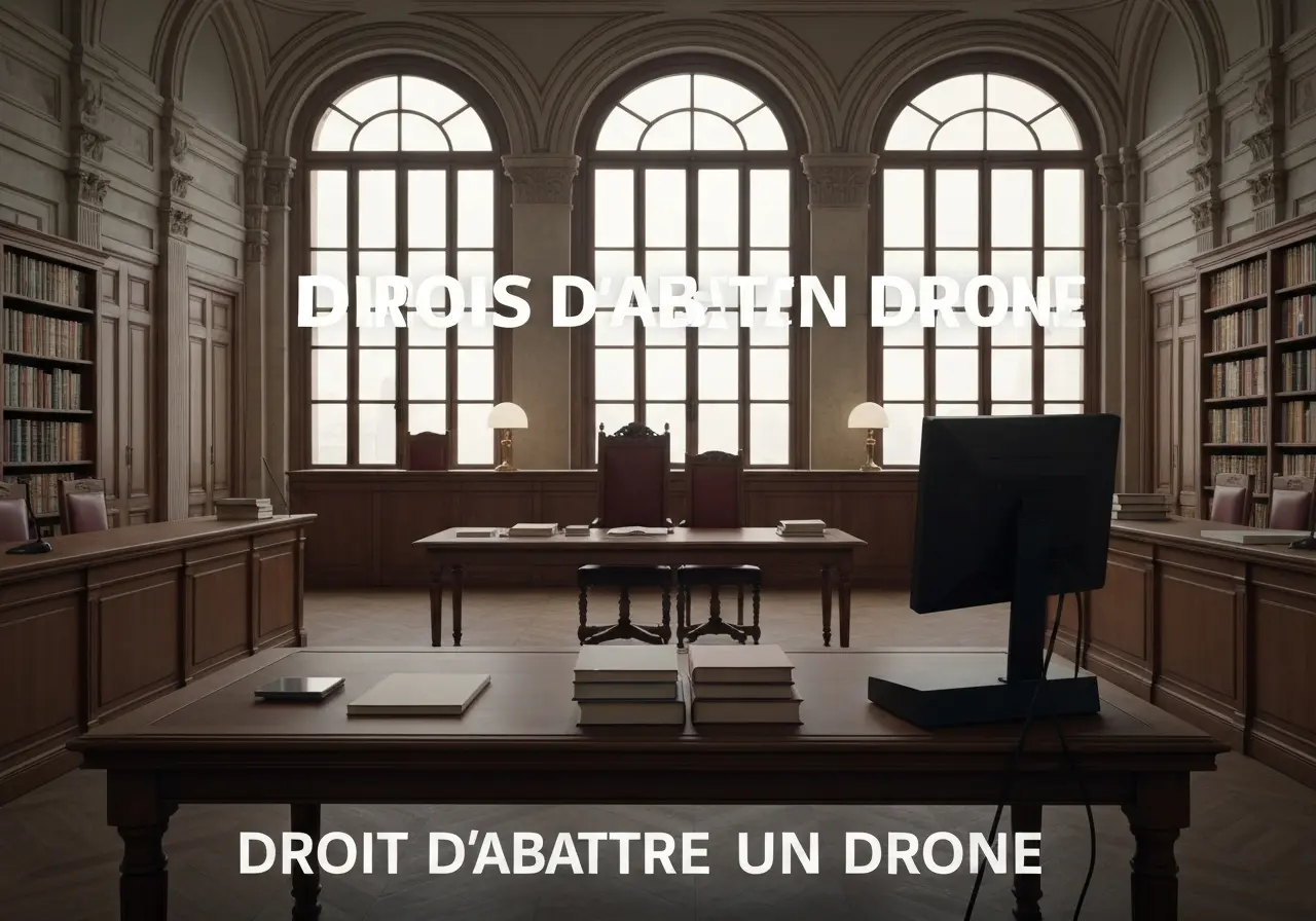 Droit d'abattre un drone : ce que dit la loi en 2026